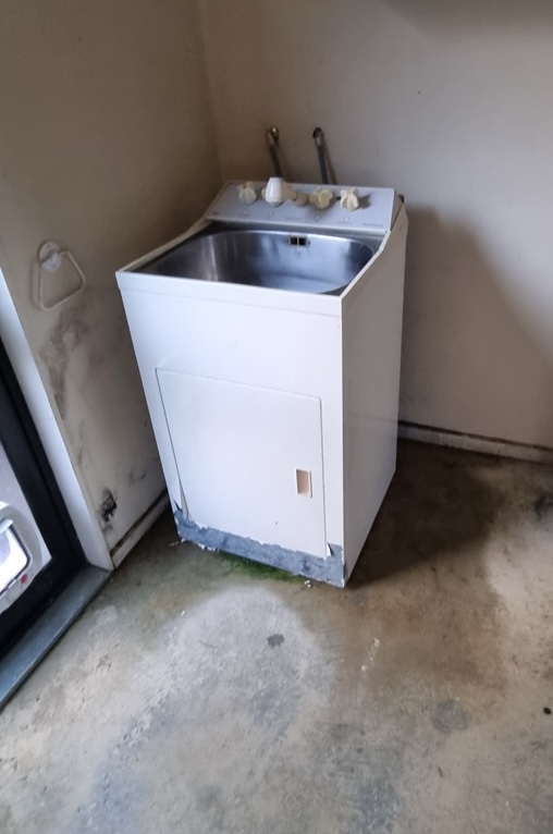 Leaking Laundry Tub